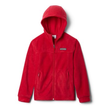 Columbia Jakne Za Dječake - Steens Mountain II Fleece Hooded Plave Crvene | XERK-47183